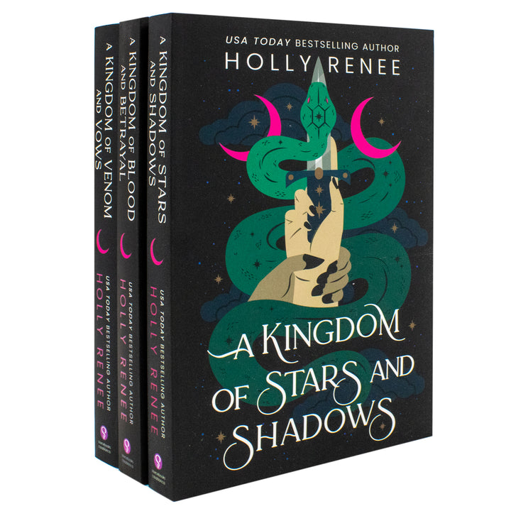 The Stars and Shadows Series by Holly Renee 3 Books Collection Set (A Kingdom of Stars and Shadows, A Kingdom of Blood and Betrayal and A Kingdom of Venom and Vows)