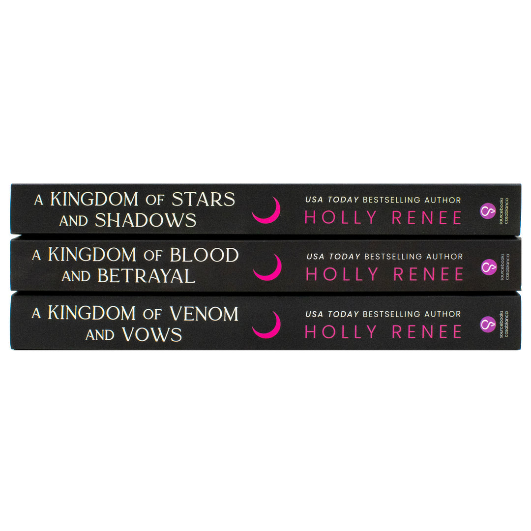 The Stars and Shadows Series by Holly Renee 3 Books Collection Set (A Kingdom of Stars and Shadows, A Kingdom of Blood and Betrayal and A Kingdom of Venom and Vows)