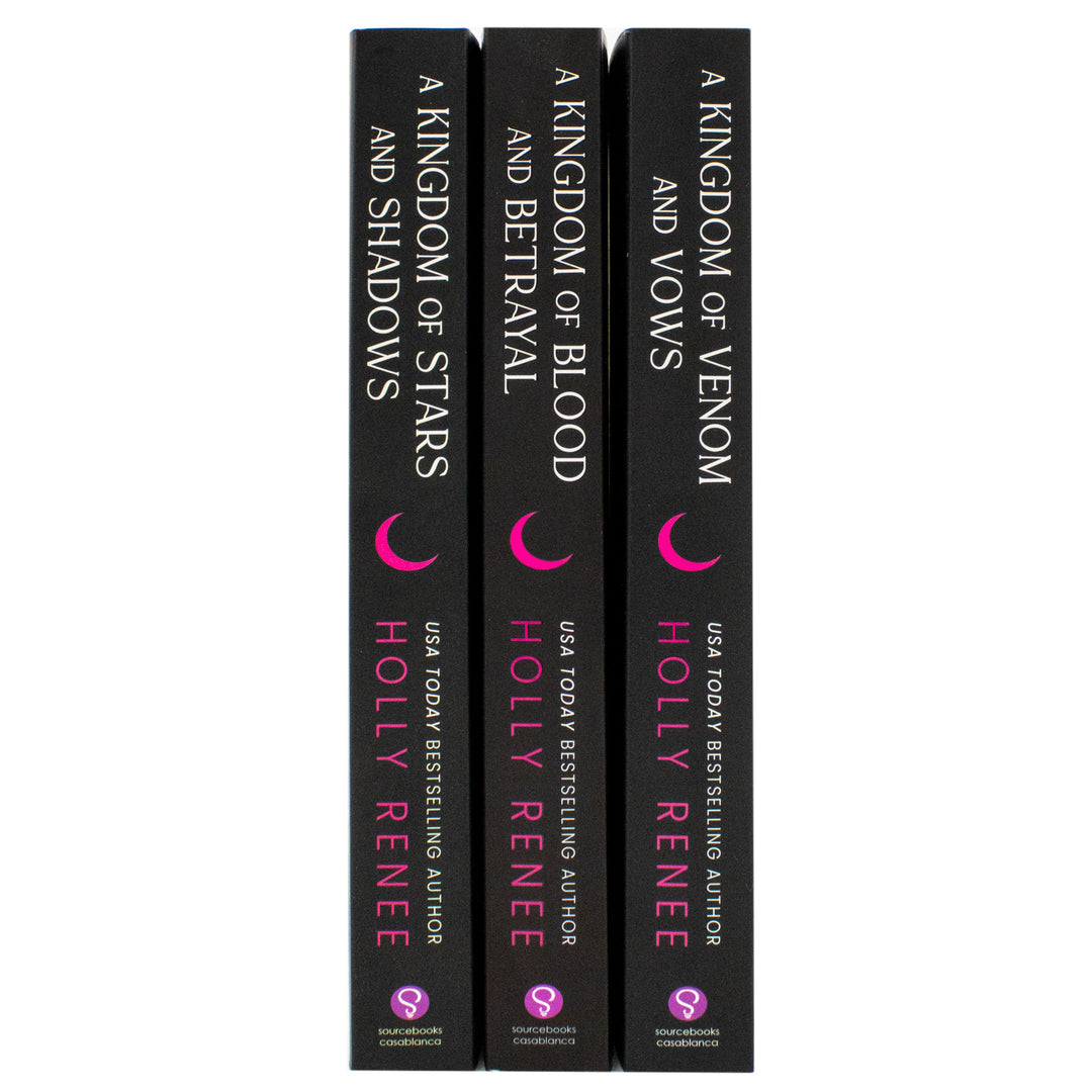 The Stars and Shadows Series by Holly Renee 3 Books Collection Set (A Kingdom of Stars and Shadows, A Kingdom of Blood and Betrayal and A Kingdom of Venom and Vows)