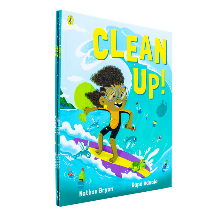 Nathan Bryon 3 Books Collection Set (Look Up!, Clean Up!, Speak Up!)