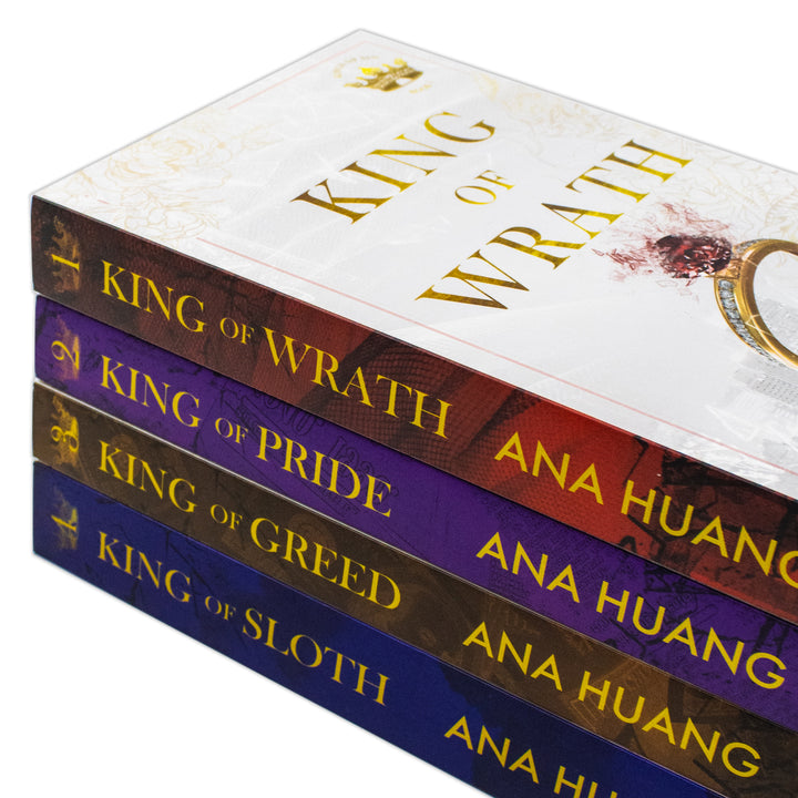 Kings of Sin Series by Ana Huang – 4 Book Collection Set (King of Wrath, King of Sloth & More) – Bestselling Contemporary Romance, Love Stories