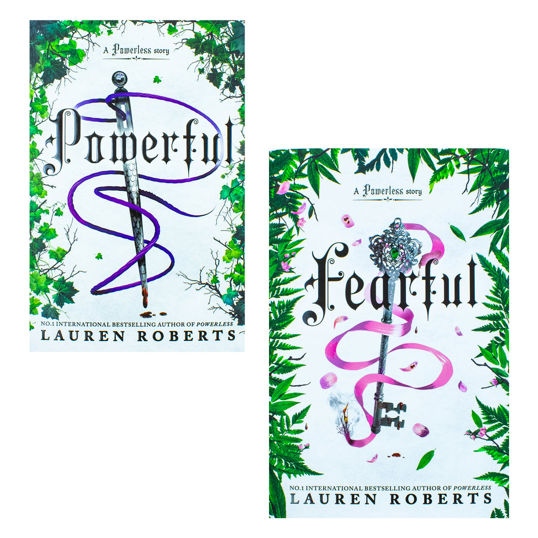 Powerless Series Collection- Powerful & Fearful 2 Book set, Epic Fantasy Romance Duology by Lauren Roberts
