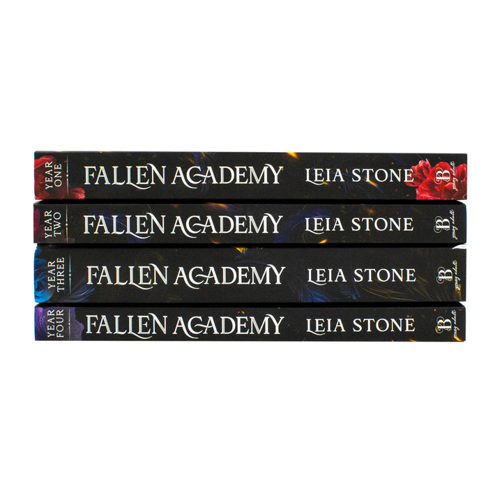 Fallen Academy Series Complete Collection 4 Books Set by Leia Stone (Year One, Year Two, Year Three, Year Four) – YA Fantasy, Angels vs Demons, Paranormal Romance