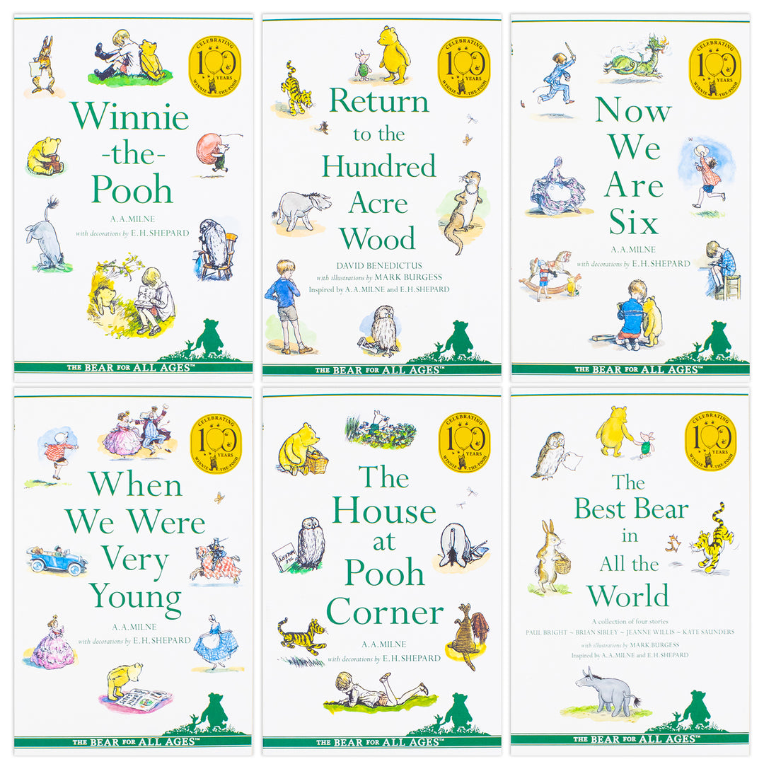 Winnie the Pooh: The Complete Fiction Collection – 6-Book Box Set by A.A. Milne | Children's Classics, Adventure,Friendship, Family Reading & Gift Set