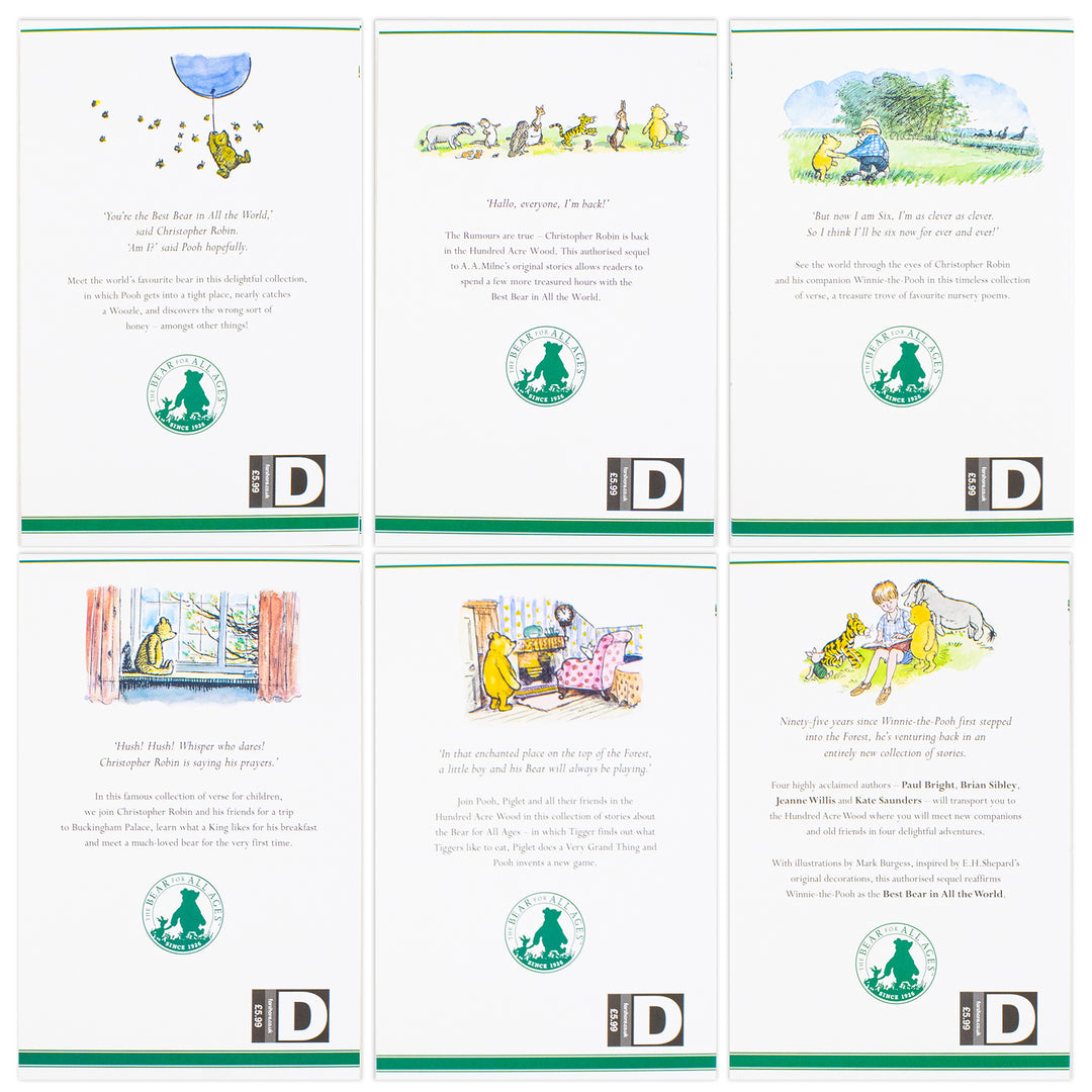 Winnie the Pooh: The Complete Fiction Collection – 6-Book Box Set by A.A. Milne | Children's Classics, Adventure,Friendship, Family Reading & Gift Set