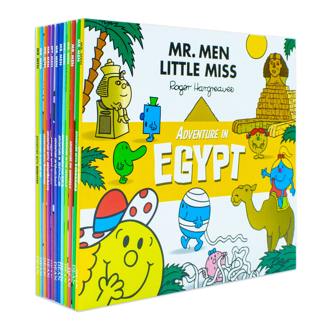 Mr Men & Little Miss Adventures 12 Book Collection Box Set by Roger Hargreaves – Fun & Educational Stories for Kids with Humor & Imagination
