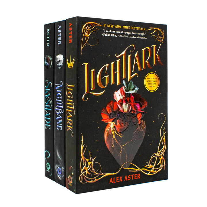 The Lightlark Series By Alex Aster 3 Books Collection Set (Lightlark, Nightbane and Sky Shade)