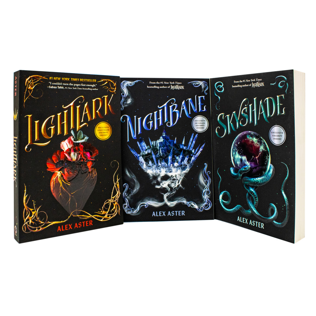 The Lightlark Series By Alex Aster 3 Books Collection Set (Lightlark, Nightbane and Sky Shade)