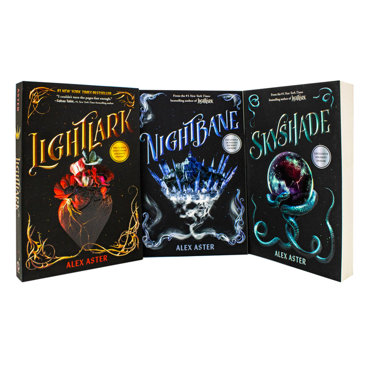 The Lightlark Series By Alex Aster 3 Books Collection Set (Lightlark, Nightbane and Sky Shade)