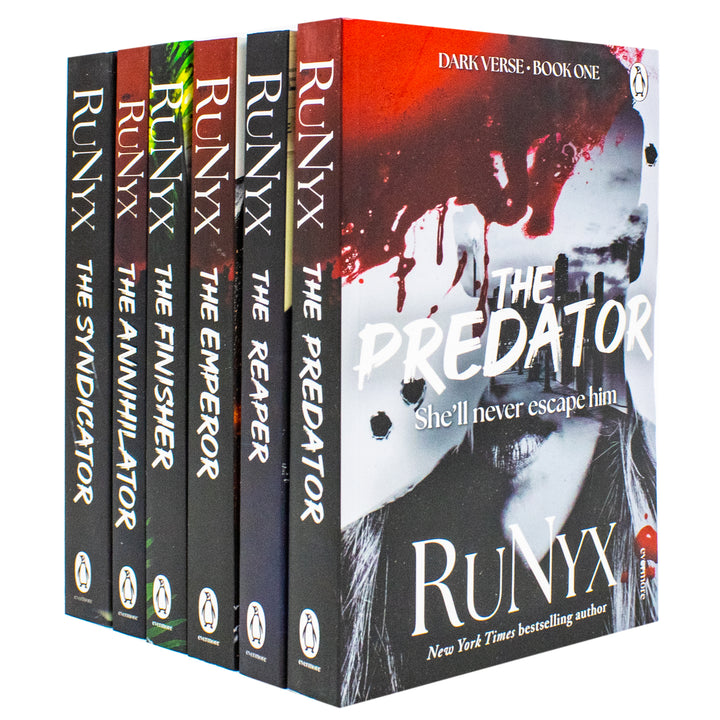 The Dark Verse Series by RuNyx 6 Books Collection Set (The Syndicator, The Annihilator, The Finisher, The Emperor, The Reaper and One More...) | Paperback