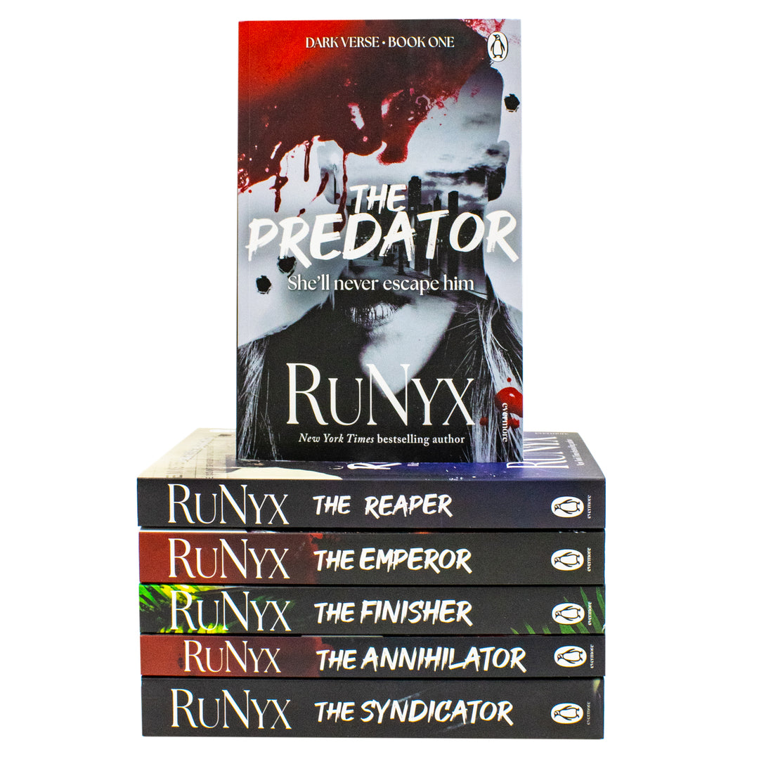 The Dark Verse Series by RuNyx 6 Books Collection Set (The Syndicator, The Annihilator, The Finisher, The Emperor, The Reaper and One More...) | Paperback