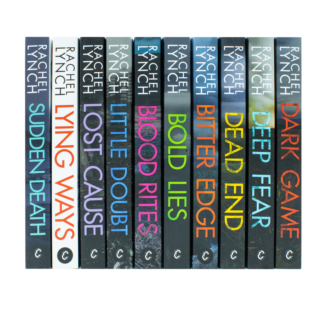 Rachel Lynch Detective Kelly Porter Series 10 Books Collection Set (Sudden Death, Lying Ways, Lost Cause, Little Doubt, Blood Rites, Bold Lies, Bitter Edge, Dark Game, Deep Fear and Dead End)