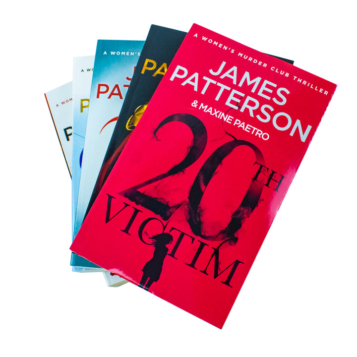 Women's Murder Club Series by James Patterson | 5 Book Collection Set (20th Victim,21st Birthday,22 Seconds,23rd Midnight, 23 1/2 Lies) Thriller Books