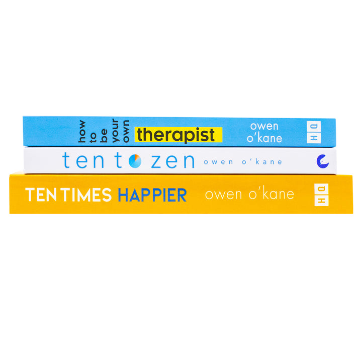 Owen O Kane 3 Books Collection Set (How to Be Your Own Therapist, Ten Times Happier and Ten to Zen) | Paperback