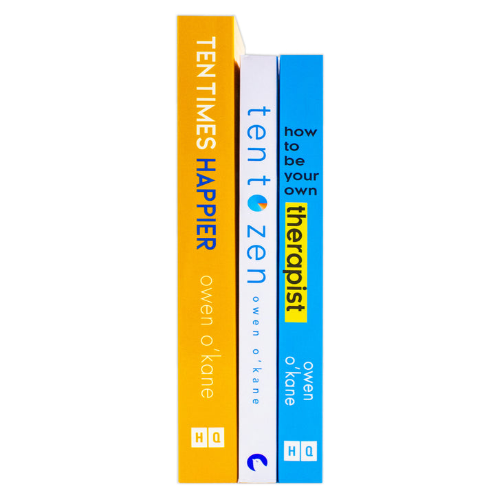 Owen O Kane 3 Books Collection Set (How to Be Your Own Therapist, Ten Times Happier and Ten to Zen) | Paperback