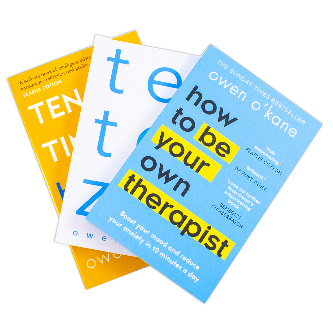 Owen O Kane 3 Books Collection Set (How to Be Your Own Therapist, Ten Times Happier and Ten to Zen) | Paperback