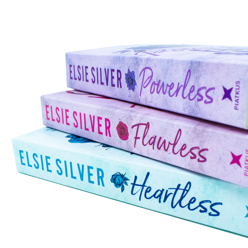 Elsie Silver Chestnut Springs Series 3 Books Collection Set (Heartless, Flawless, Powerless)