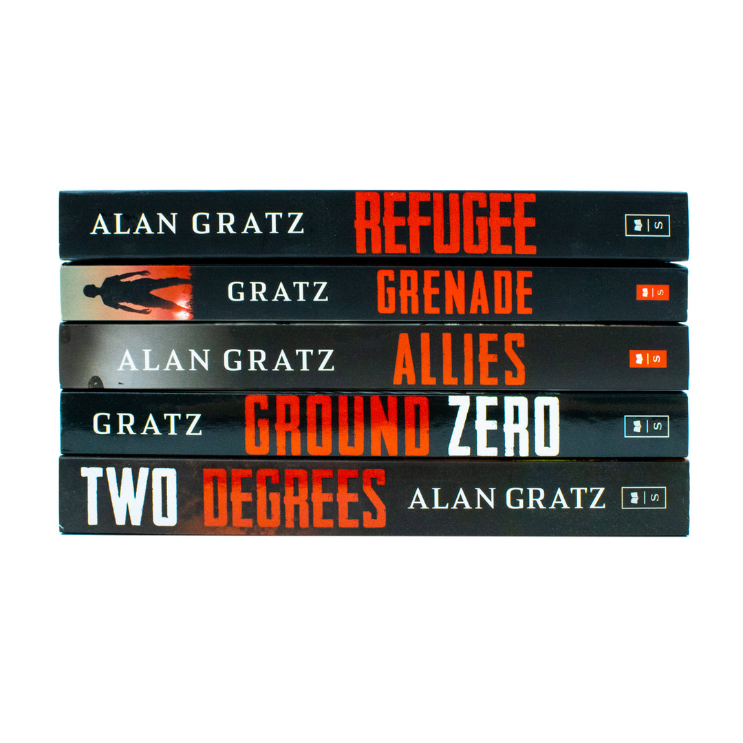 Alan Gratz 5 Books Collection Set (Allies, Two Degrees, Grenade, Refugee, Ground Zero)