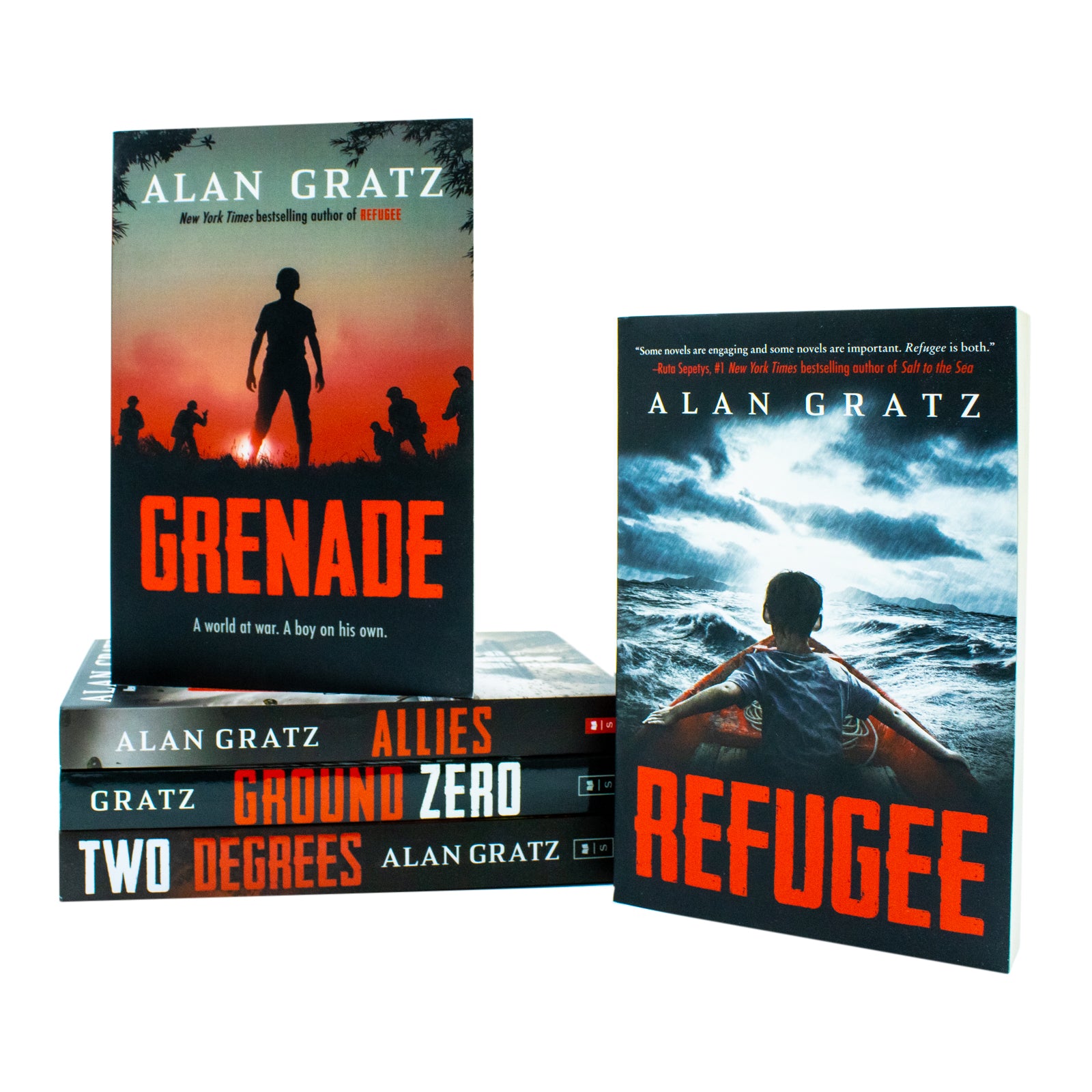Alan Gratz 5 Books Collection Set (Allies, Two Degrees, Grenade