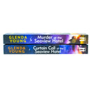 Helen Dexter Cosy Crime Mysteries 2 Books Set by Glenda Young (Murder at the Seaview Hotel, Curtain Call at the Seaview Hotel)