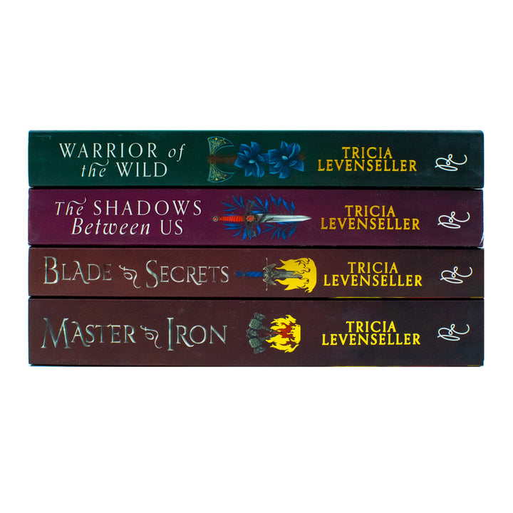 Tricia Levenseller Collection 4 Books Set (Blade of Secrets, Master of Iron, Warrior of the Wild, The Shadows Between Us)