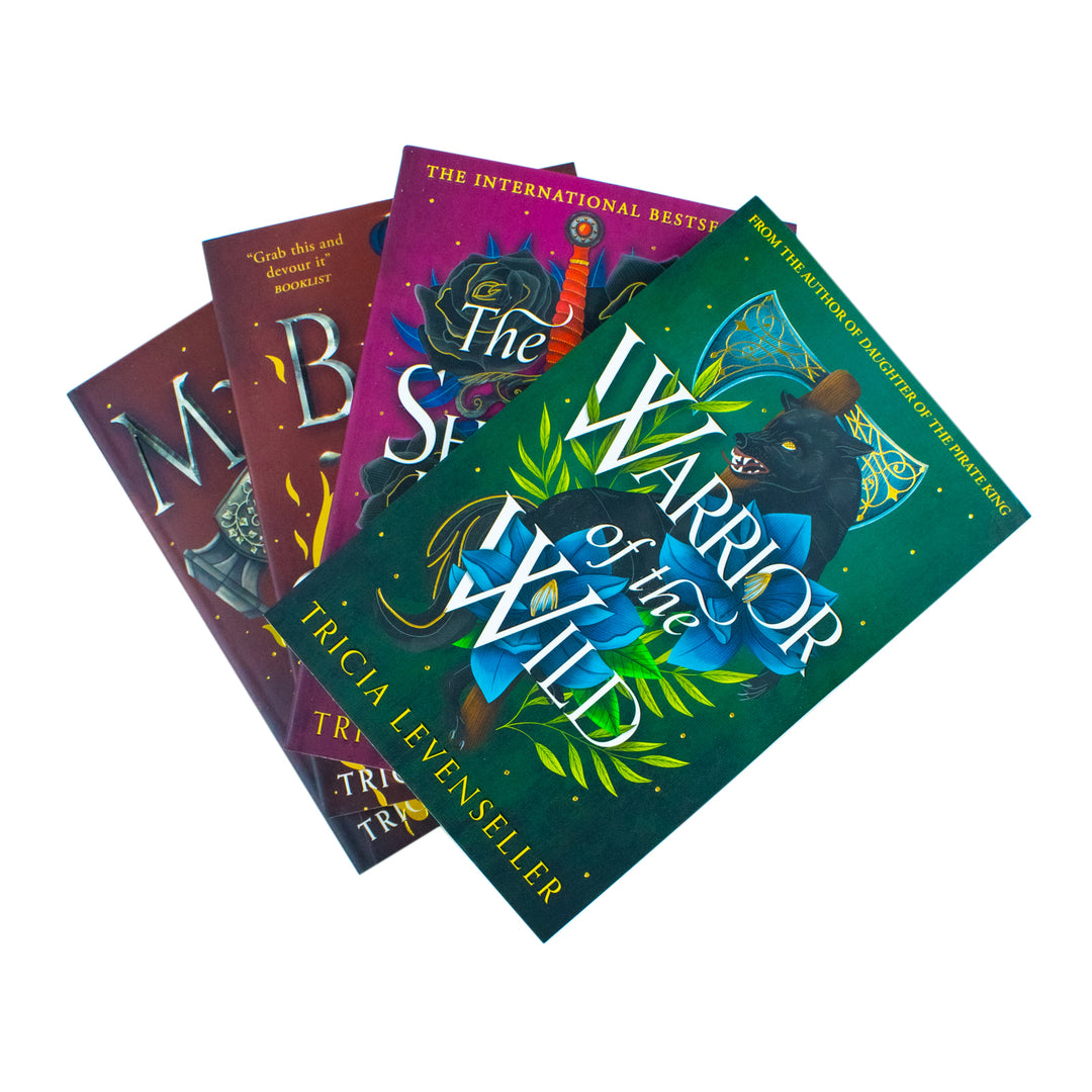 Tricia Levenseller Collection 4 Books Set (Blade of Secrets, Master of Iron, Warrior of the Wild, The Shadows Between Us)