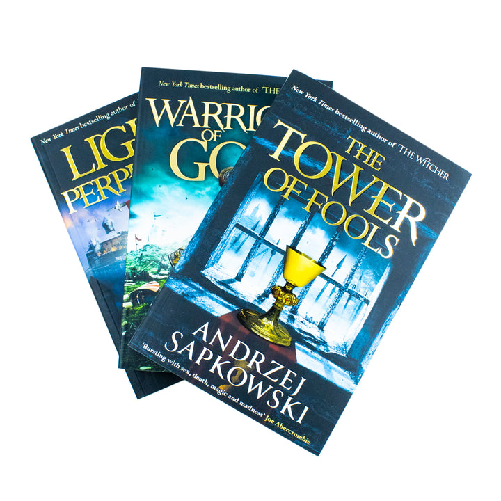 The Hussite Trilogy 3 Books Collection Set by Andrzej Sapkowski (The Tower of Fools, Warriors of God, Light Perpetual)