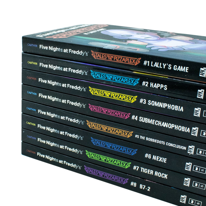 Five Nights at Freddy's: Tales from the Pizzaplex Series 8 Books Collection Set By Scott Cawthon