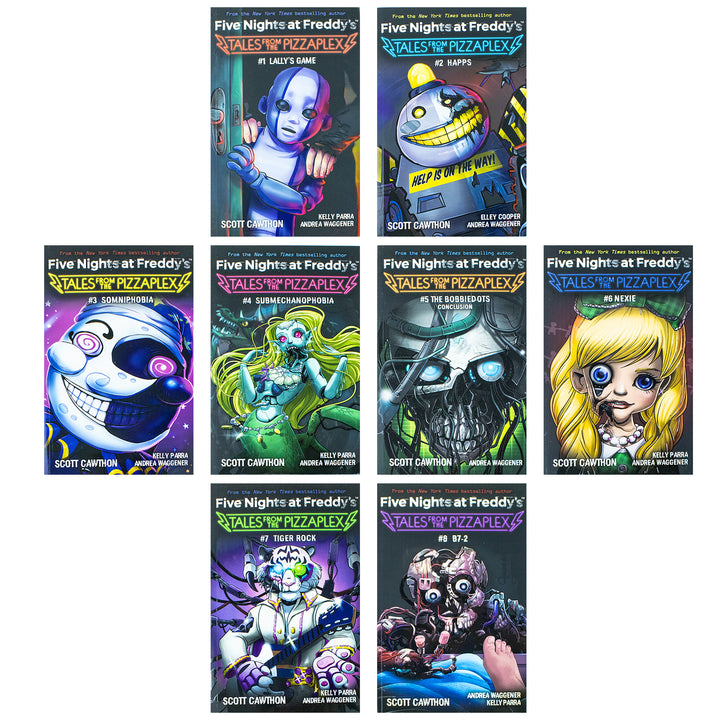 Five Nights at Freddy's: Tales from the Pizzaplex Series 8 Books Collection Set By Scott Cawthon