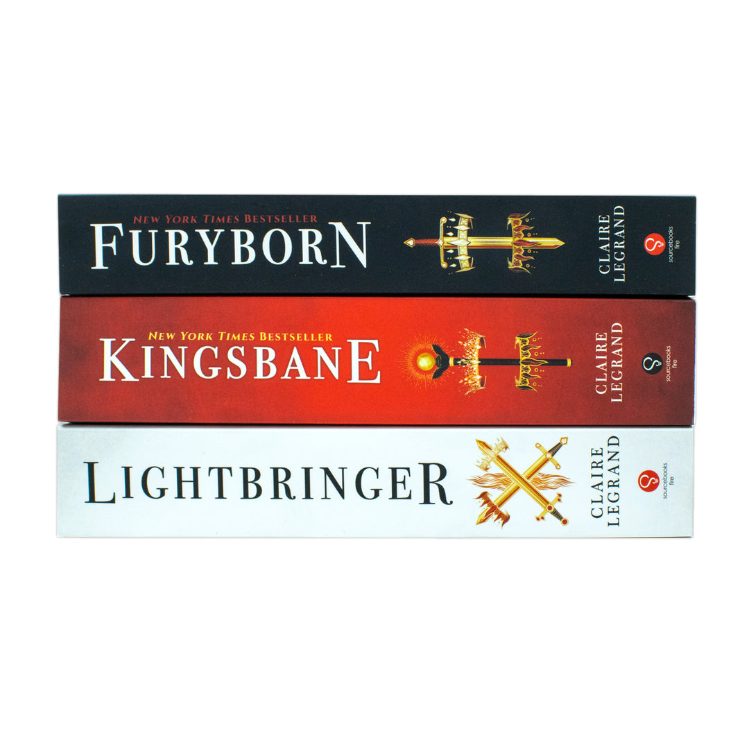 The Empirium Trilogy 3 Book Set by Claire Legrand – Furyborn, Kingsbane, Lightbringer – YA Epic Fantasy, Magic, Adventure, Supernatural Fiction