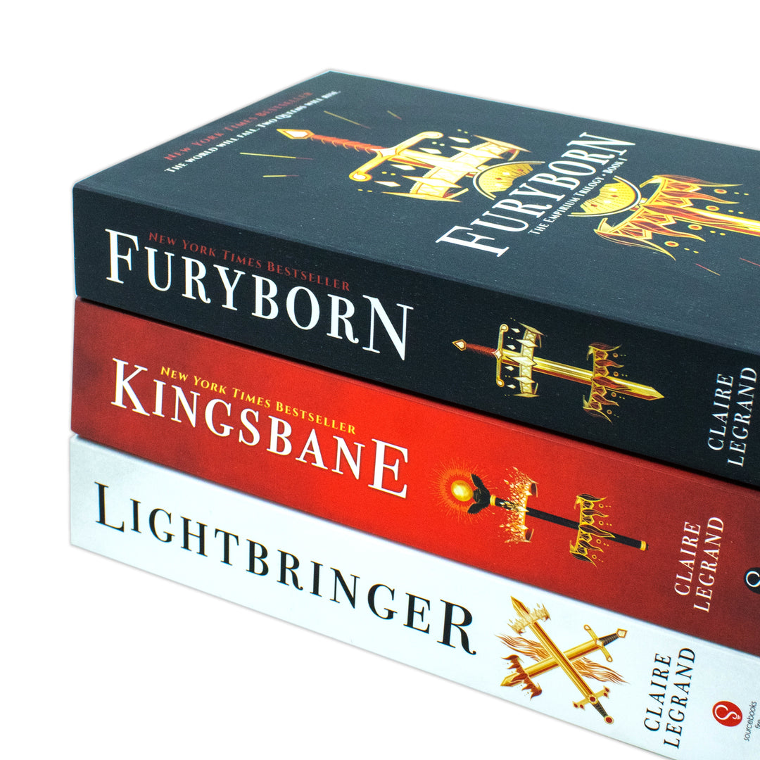 The Empirium Trilogy 3 Book Set by Claire Legrand – Furyborn, Kingsbane, Lightbringer – YA Epic Fantasy, Magic, Adventure, Supernatural Fiction