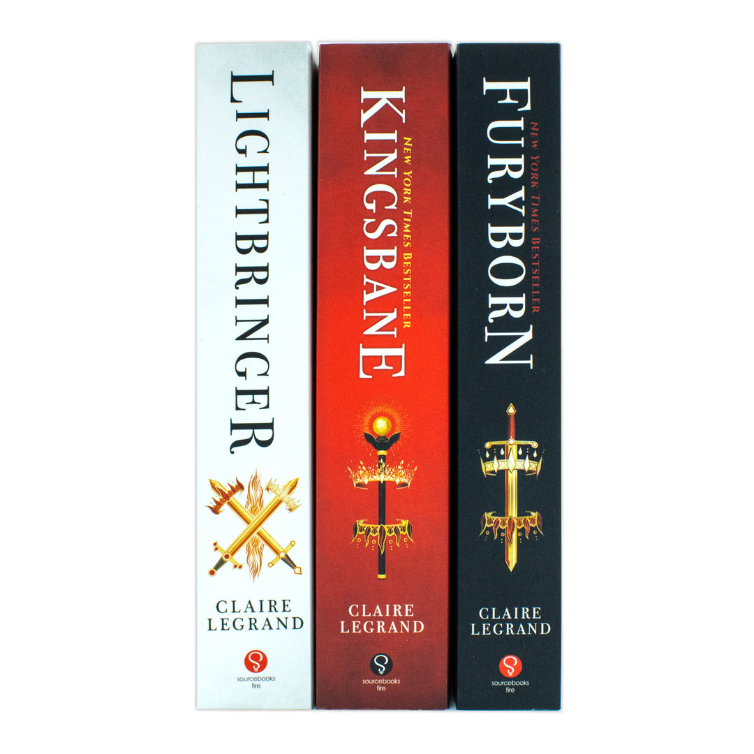 The Empirium Trilogy 3 Book Set by Claire Legrand – Furyborn, Kingsbane, Lightbringer – YA Epic Fantasy, Magic, Adventure, Supernatural Fiction