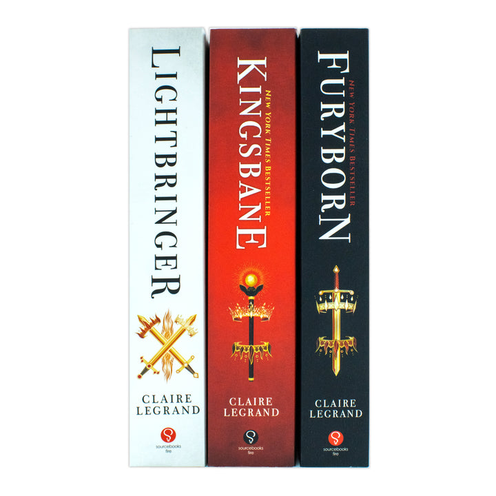 The Empirium Trilogy 3 Book Set by Claire Legrand – Furyborn, Kingsbane, Lightbringer – YA Epic Fantasy, Magic, Adventure, Supernatural Fiction