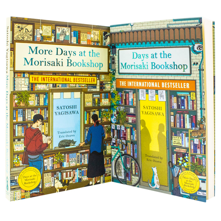 Satoshi Yagisawa Collection 2 Books Set (Days at the Morisaki Bookshop, More Days at the Morisaki Bookshop) | Paperback