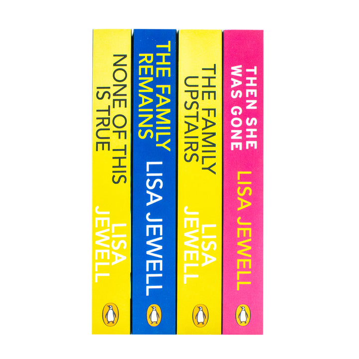 Lisa Jewell 4 Books Collection Set (None Of This Is True, The Family Upstairs, The Family Remains and Then She Was Gone)