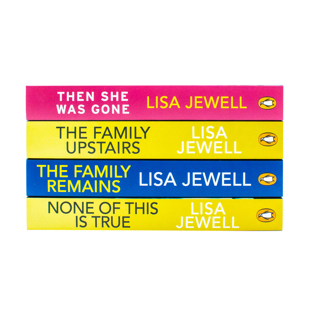 Lisa Jewell 4 Books Collection Set (None Of This Is True, The Family Upstairs, The Family Remains and Then She Was Gone)