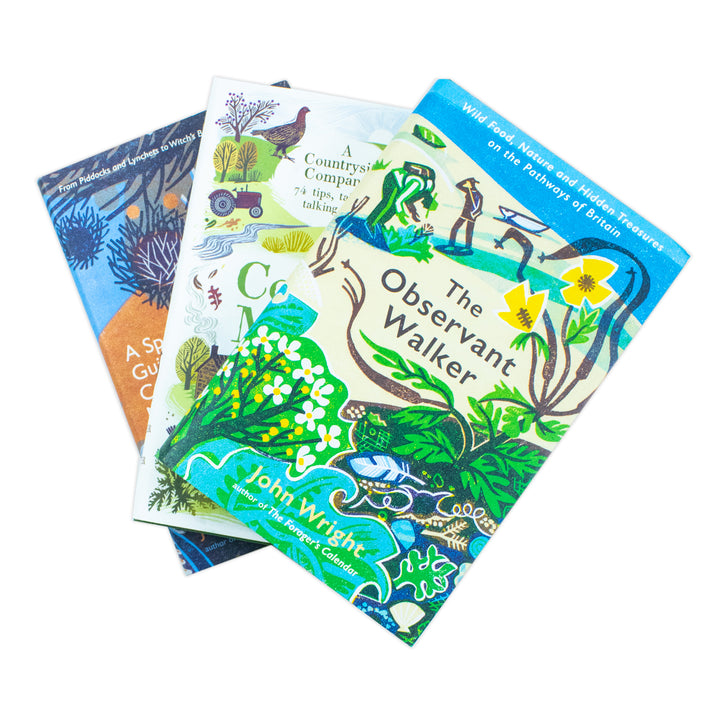 Countryside 3 Books Collection Set by John Wright, Meg Clothier, Jonny Clothier (Spotter's Guide to Countryside Mysteries, Country Matters, The Observant Walker)