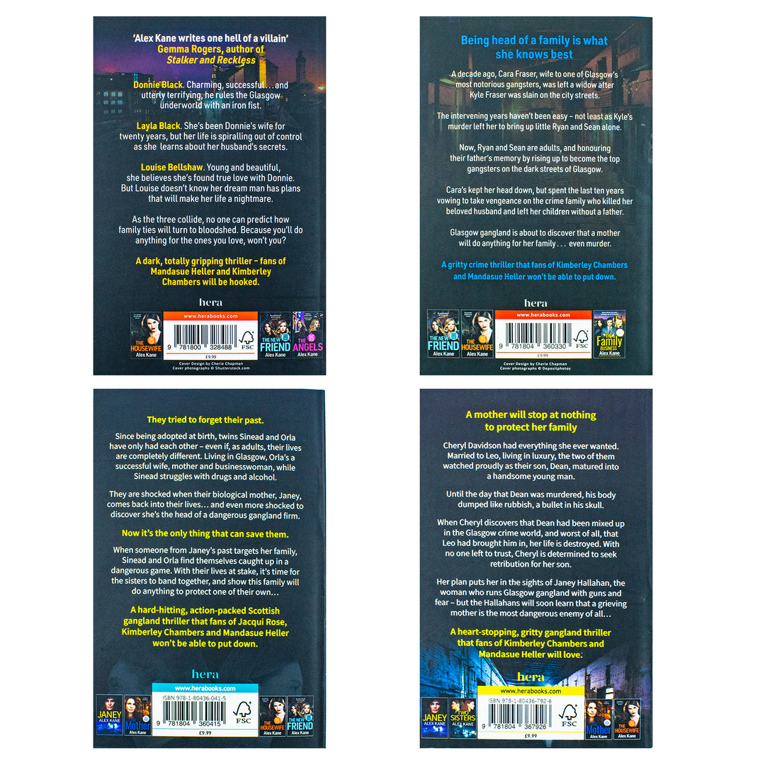 Alex Kane Gritty Crime Thrillers 4 Books Collection Set – Explosive Tales of Family, Betrayal and Revenge (The Family Business, The Mother, Two Sisters, A Mother’s Revenge)