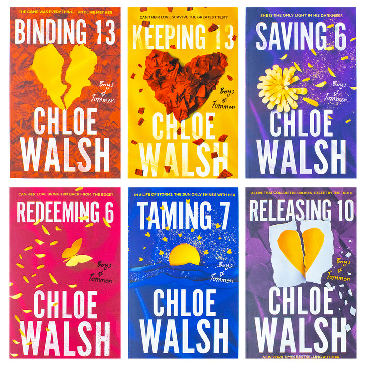 Chloe Rabbit Book Boys of Tommen Series 6 Books Collection Set By Chloe Walsh (Binding 1 ...