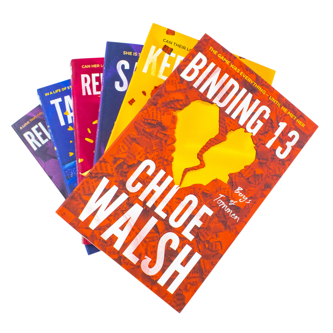 Boys of Tommen Series 6 Books Collection Set By Chloe Walsh (Binding 13, Keeping 13, Saving 6, Redeeming 6, Taming 7 and Releasing 10)