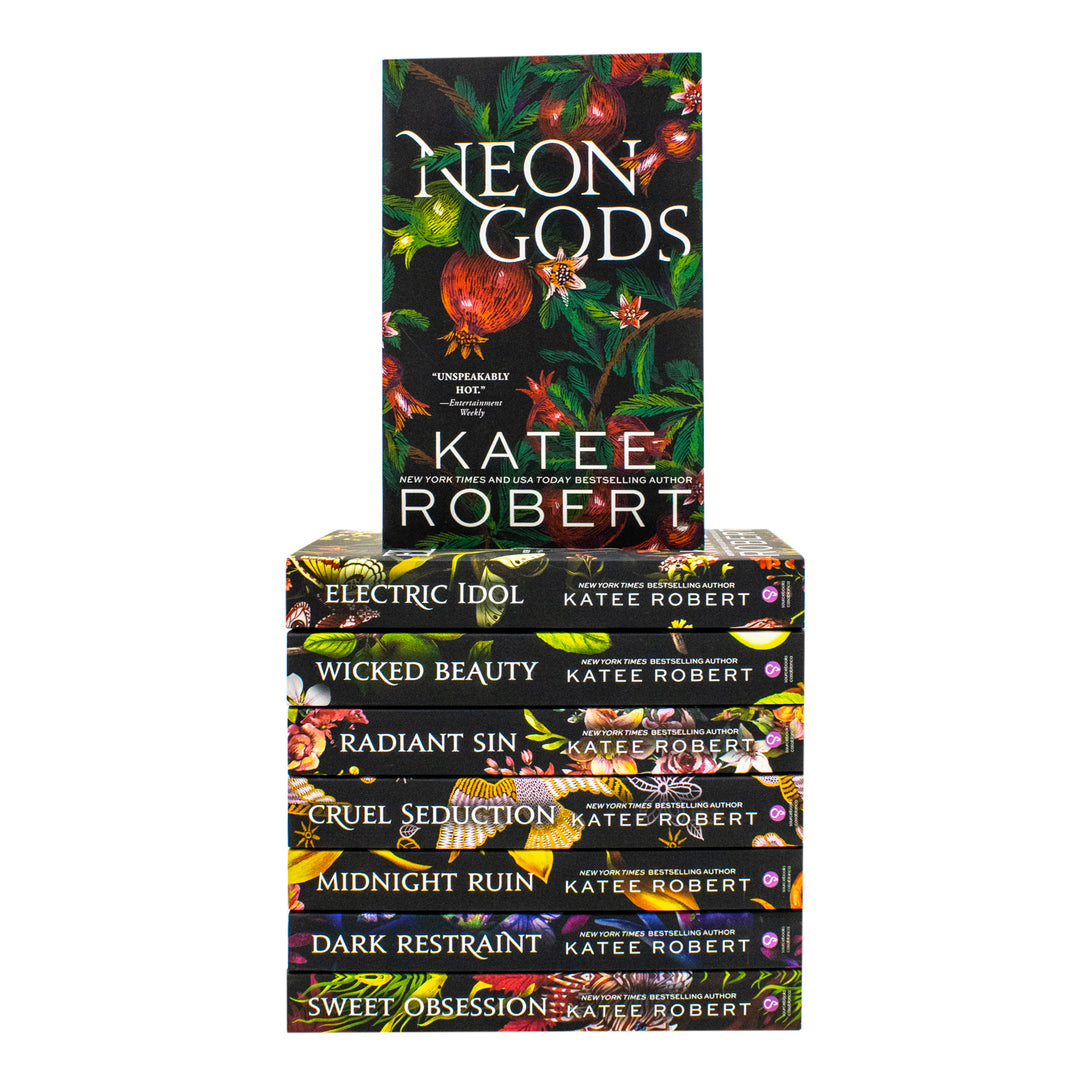Dark Olympus Series By Katee Robert 8 Books Collection Set: Book 1-8 (Neon Gods, Electric Idol, Wicked Beauty, Radiant Sin, Cruel Seduction, Midnight Ruin, Dark Restraint, Sweet Obsession)