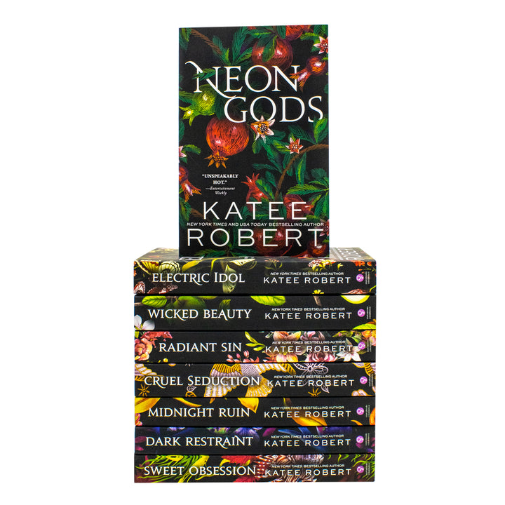 Dark Olympus Series By Katee Robert 8 Books Collection Set: Book 1-8 (Neon Gods, Electric Idol, Wicked Beauty, Radiant Sin, Cruel Seduction, Midnight Ruin, Dark Restraint, Sweet Obsession)