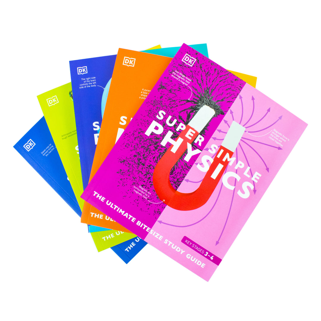 Super Study Guide DK Super Simple Study Guide 5 Books Collection Set (Super Simple Maths ...