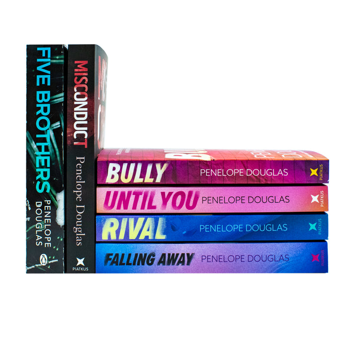 Penelope Douglas 6 Books Collection Set (Bully, Until You, Rival, Falling Away, Five Brothers, Misconduct)
