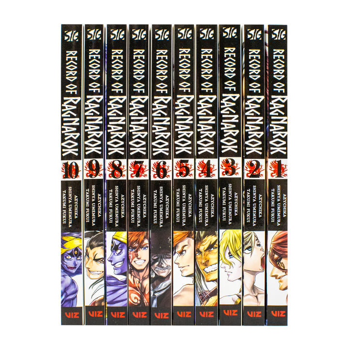 Record of Ragnarok Manga Series Collection Set Vol. 1-10 by Shinya Umemura | Paperback