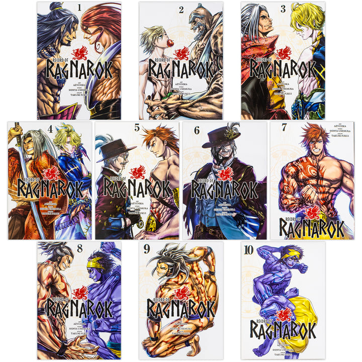 Record of Ragnarok Manga Series Collection Set Vol. 1-10 by Shinya Umemura | Paperback