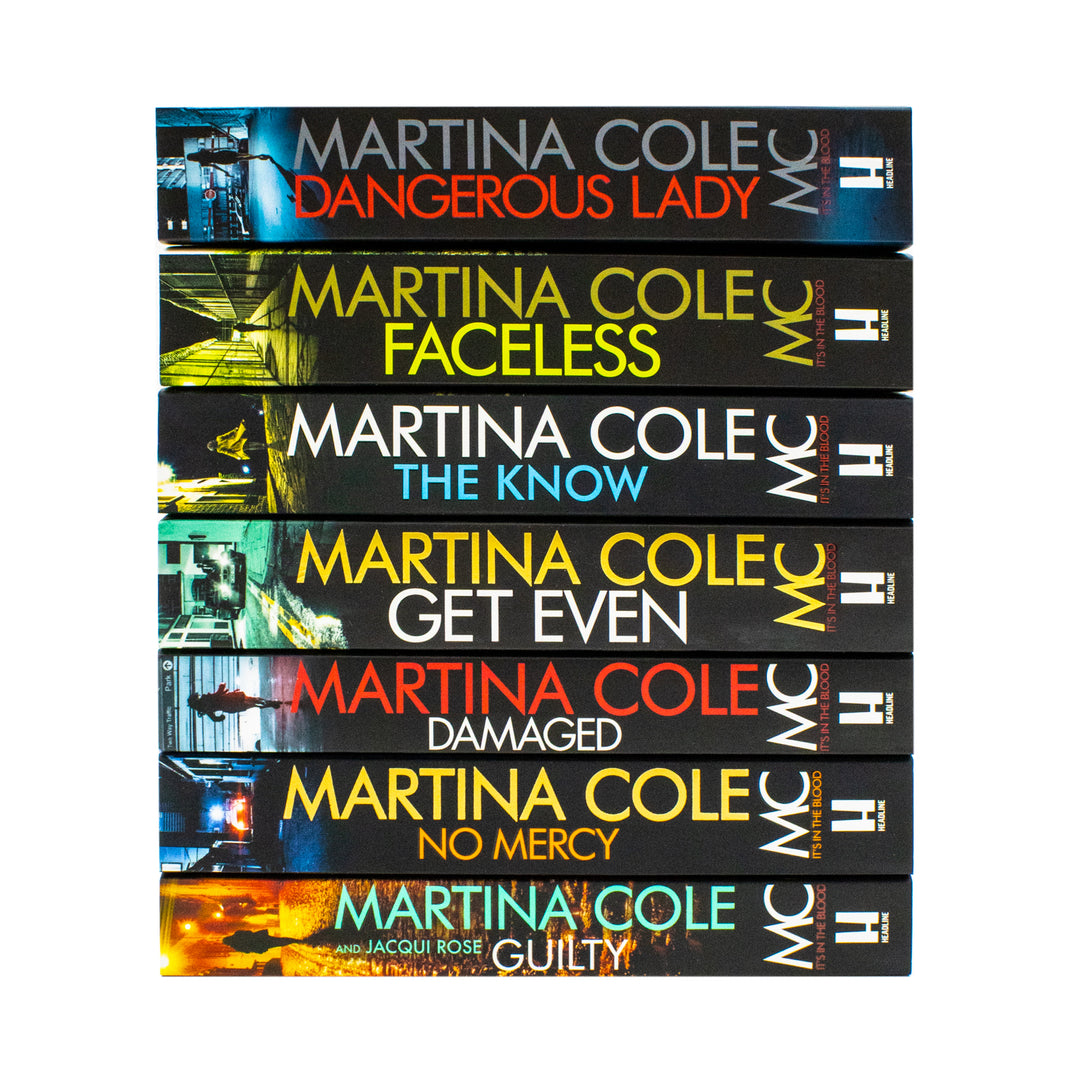 Martina Cole Collection 7 Books Set - Damaged, Dangerous Lady, Faceless, Get Even, Guilty, No Mercy, The Know