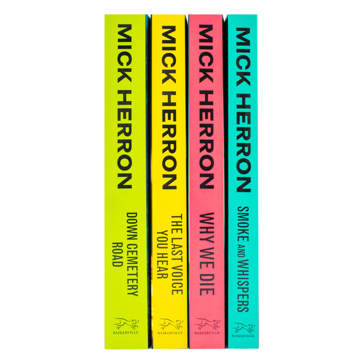 Mick Herron Zoe Boehm Thrillers 4 Books Collection Set (Down Cemetery Road, The Last Voice You Hear, Why We Die, Smoke and Whispers) | Paperback