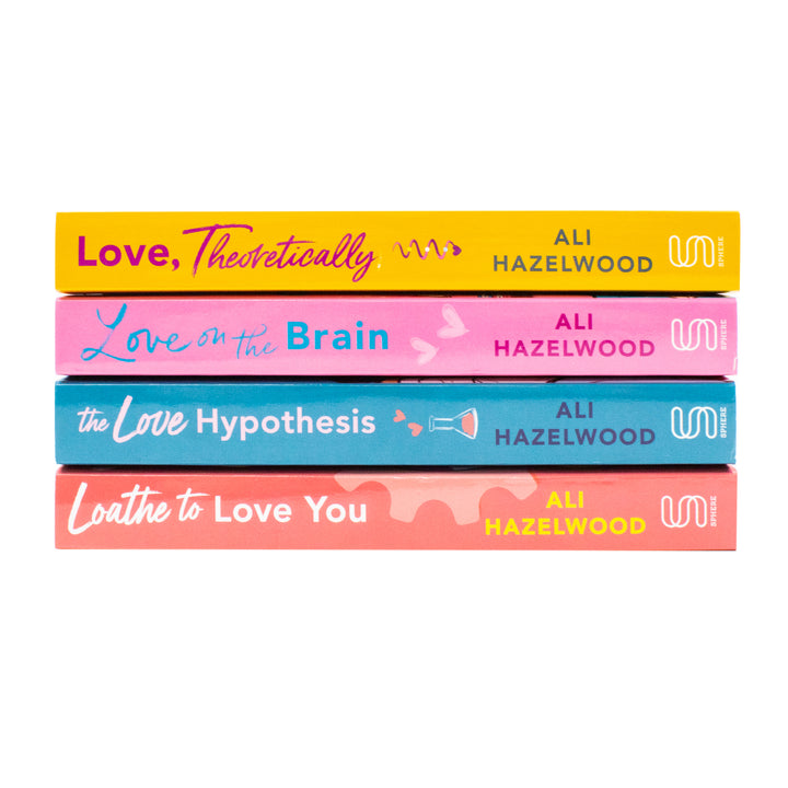 Ali Hazelwood 4 Book Collection Set (Loathe To Love You, Love Theoretically, Love On The Brain, The Love Hypothesis) | Paperback
