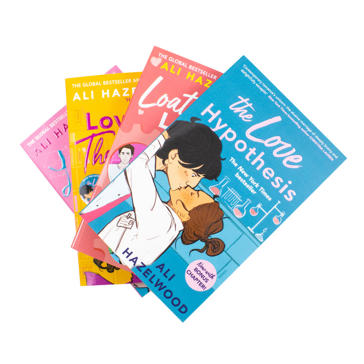 Ali Hazelwood 4 Book Collection Set (Loathe To Love You, Love Theoretically, Love On The Brain, The Love Hypothesis) | Paperback